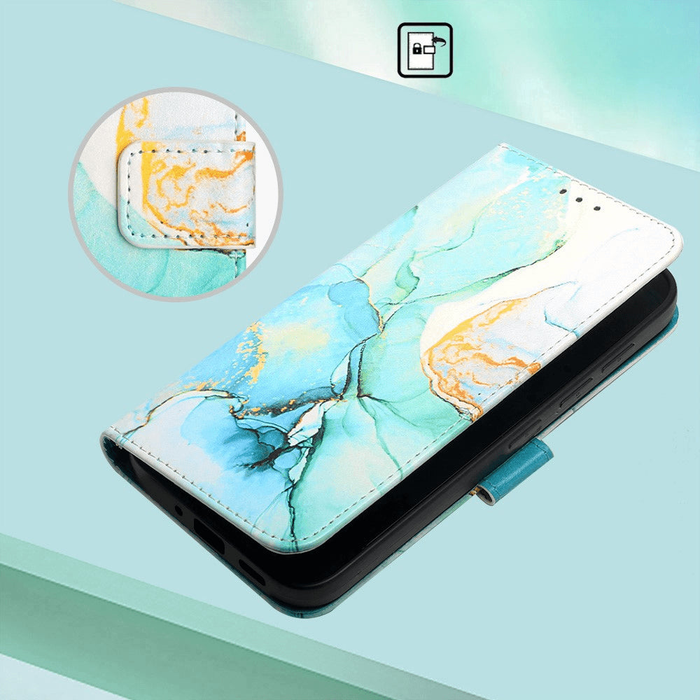 Nokia C32 - Custodia In Pelle Marble