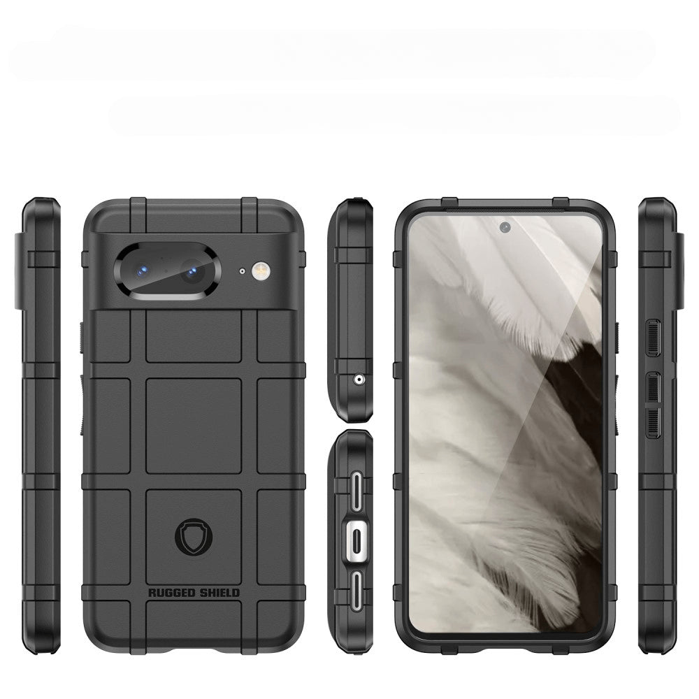 Google Pixel 8 - Backcase Shield schwarz
