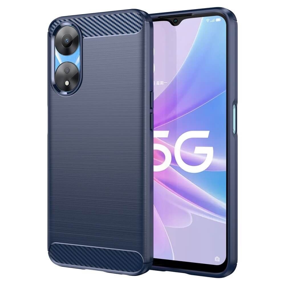 Oppo A58 5G / A78 5G - Cover In Metallo Carbon Look