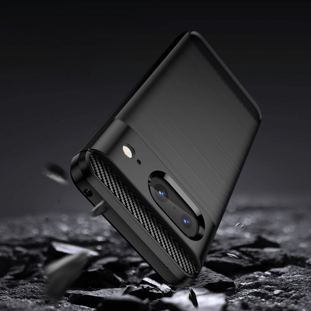 Google Pixel 8 - Metal Carbon Look Case