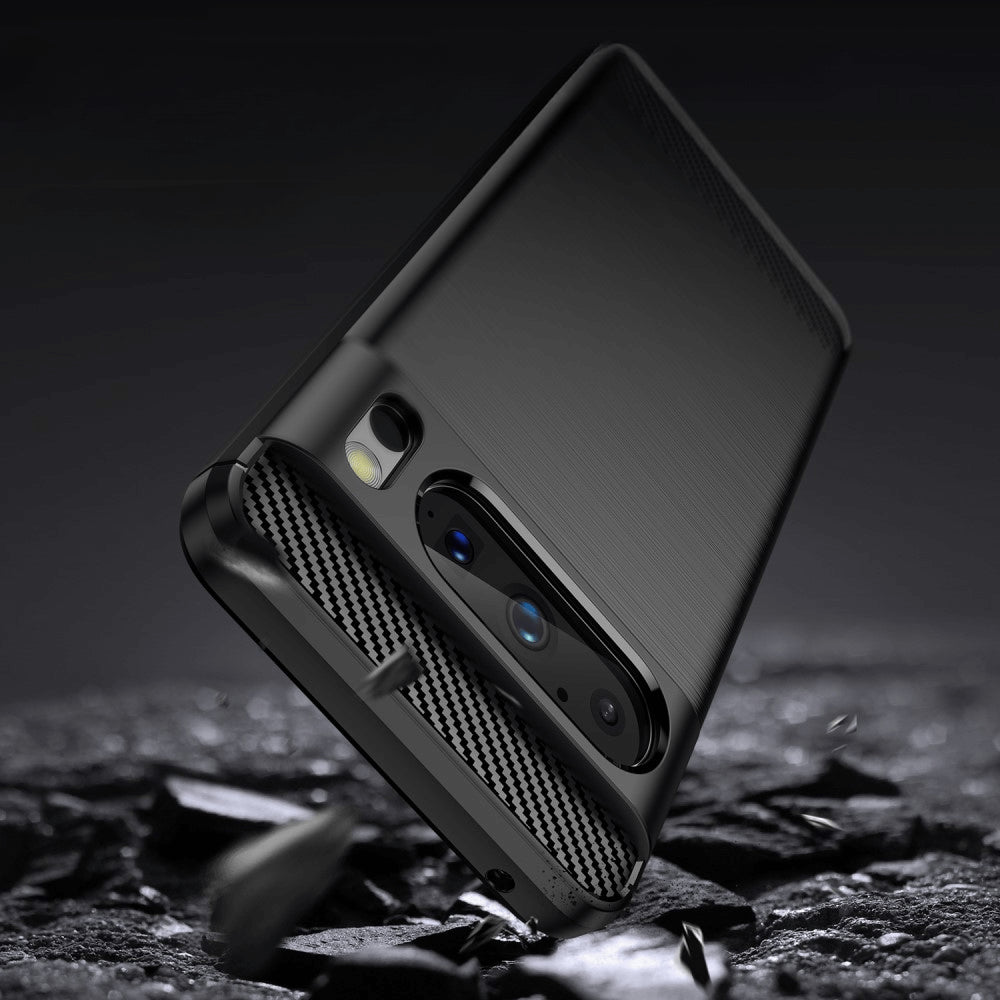 Google Pixel 8 Pro - Cover In Metallo Carbon Look