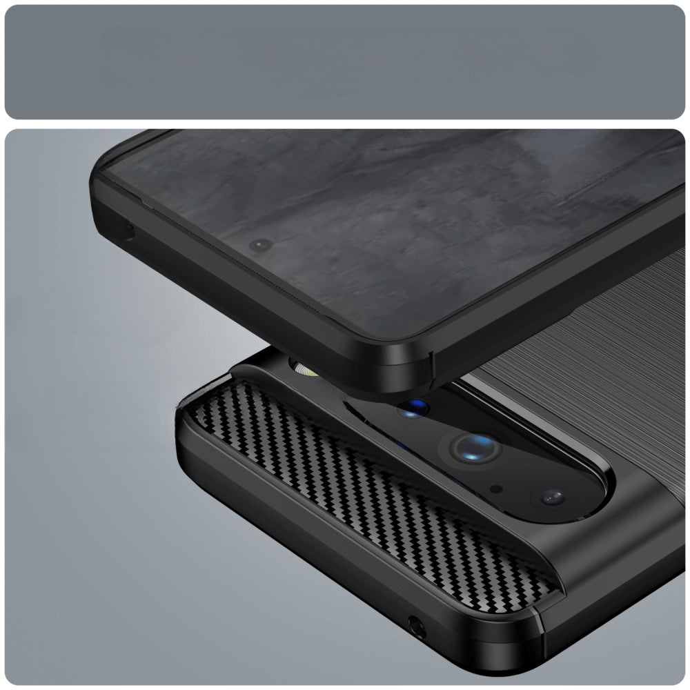 Google Pixel 8 Pro - Cover In Metallo Carbon Look
