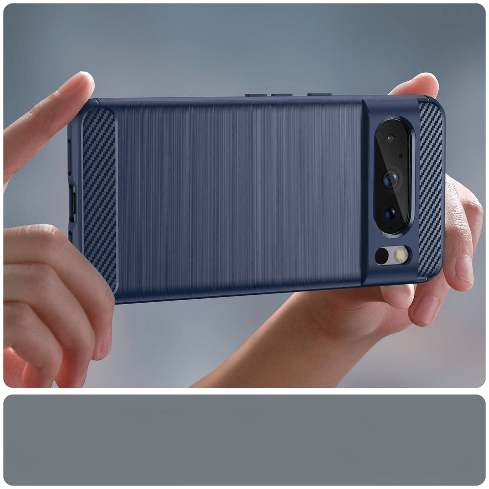 Google Pixel 8 Pro - Cover In Metallo Carbon Look