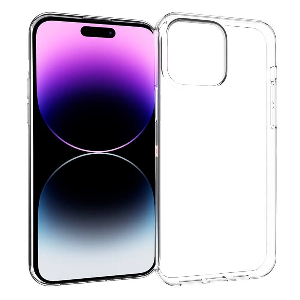 iPhone 15 Pro Max - Silikon Gummi Case transparent
