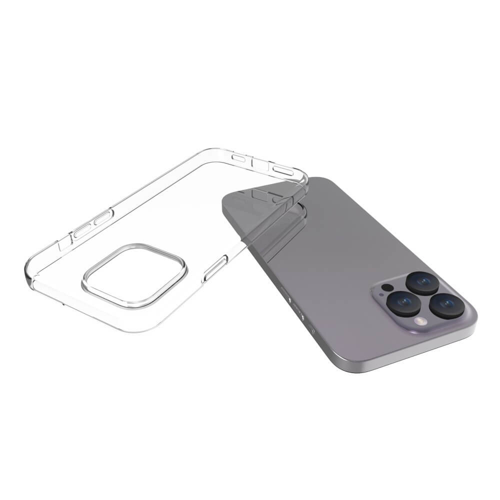 iPhone 15 Pro Max - Silikon Gummi Case transparent