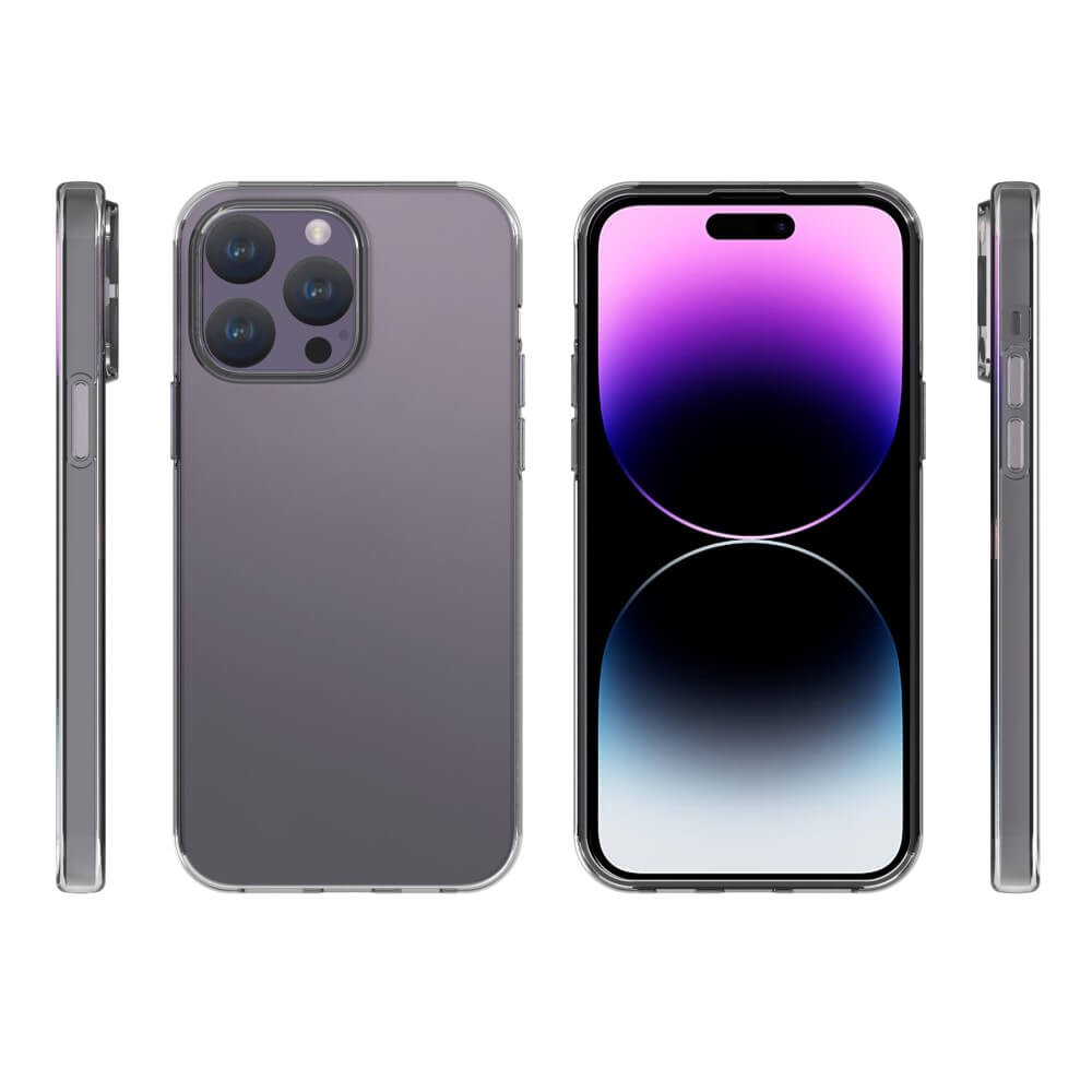 iPhone 15 Pro Max - Silikon Gummi Case transparent