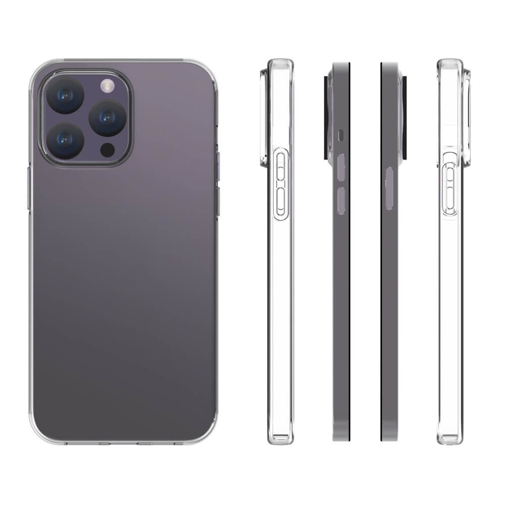 iPhone 15 Pro Max - Silikon Gummi Case transparent
