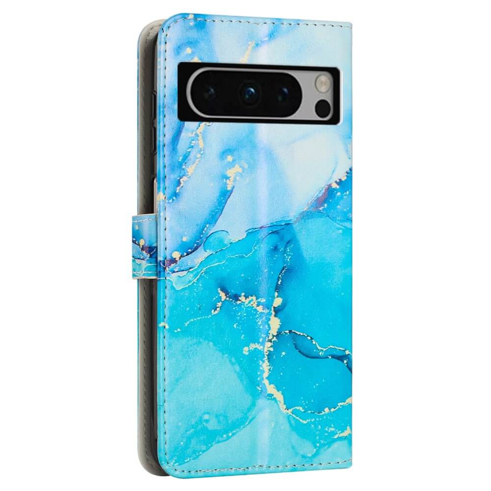 Google Pixel 8 Pro - Custodia In Pelle Custodia Marble