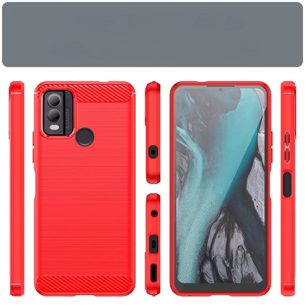 Nokia C22 - Metal Carbon Look Case