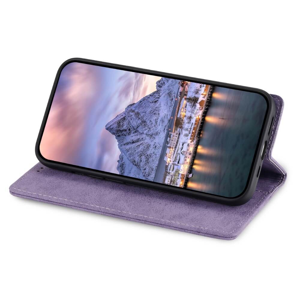 Google Pixel 8 Pro - Hülle mit RFID Blocker violett