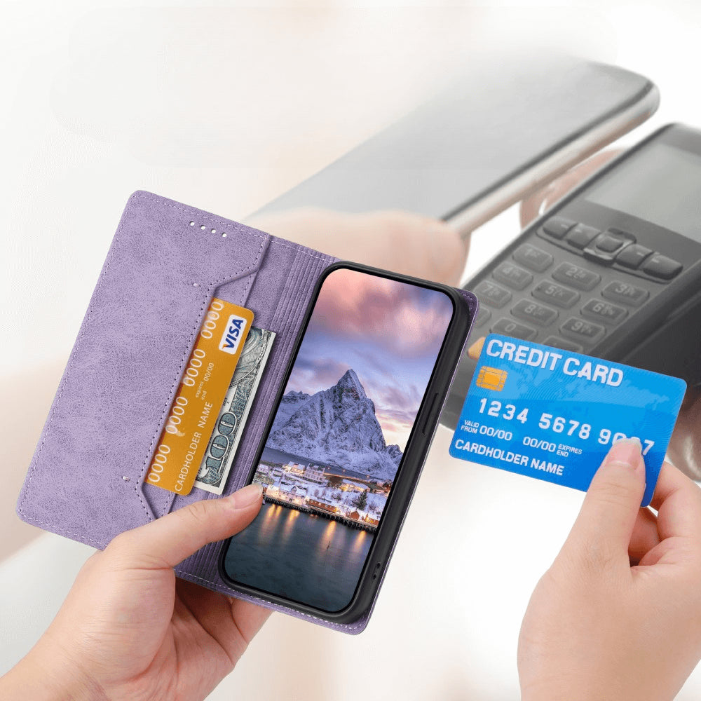 Google Pixel 8 Pro - Hülle mit RFID Blocker violett