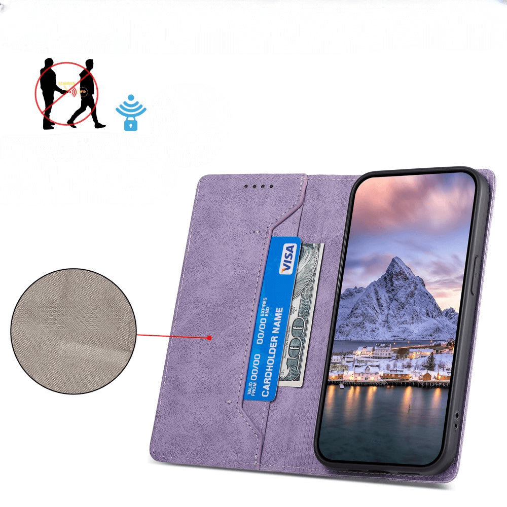 Google Pixel 8 Pro - Hülle mit RFID Blocker violett