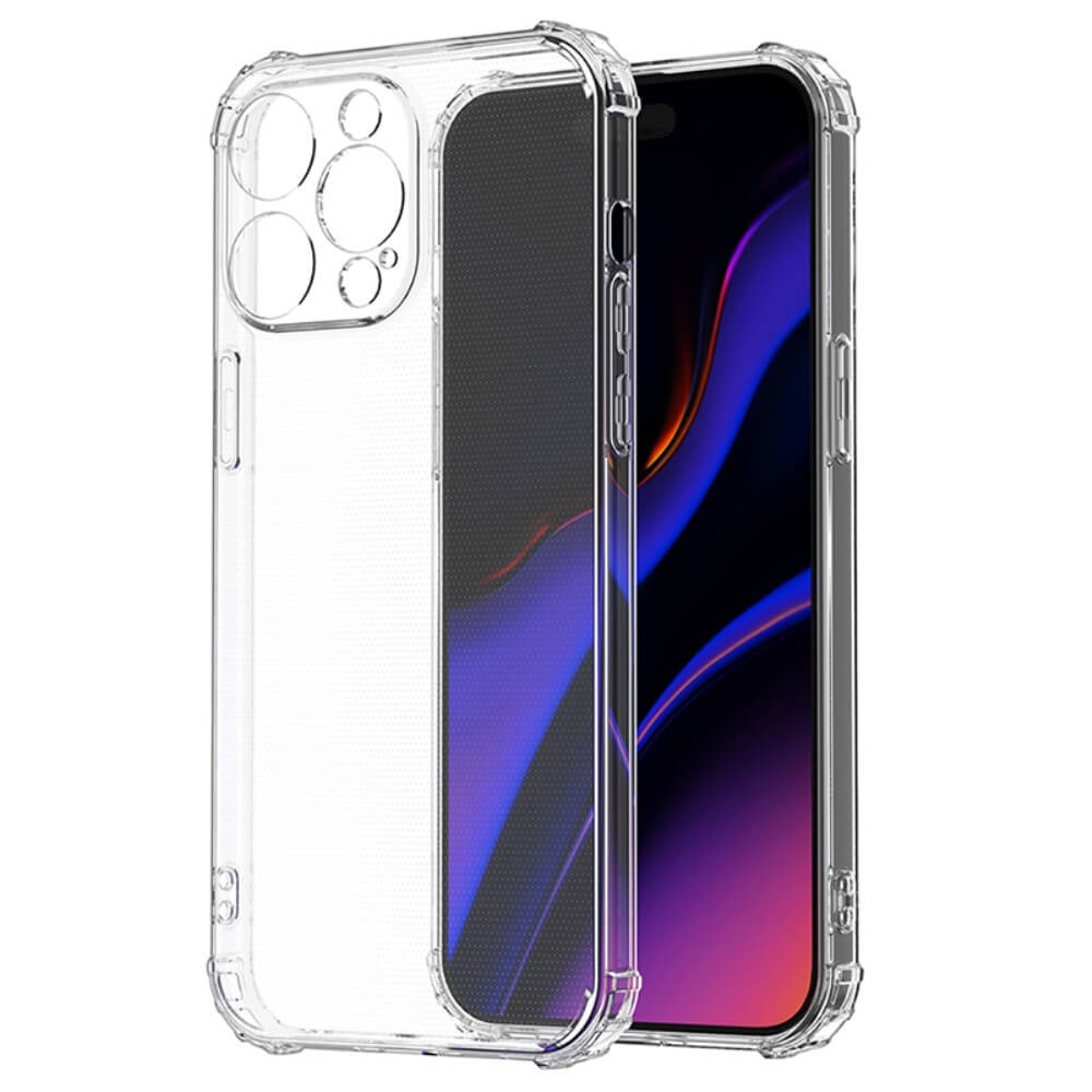 iPhone 15 Pro Max - Drop Protection Silikon Case transparent