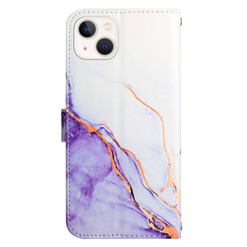 iPhone 15 Plus - Etui Hülle Mit Umhängeband Marble