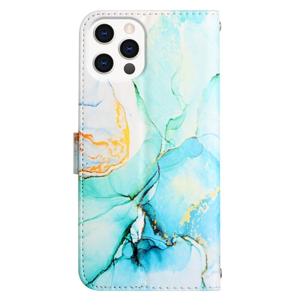 iPhone 15 Pro - Etui Hülle mit Umhängeband Marble