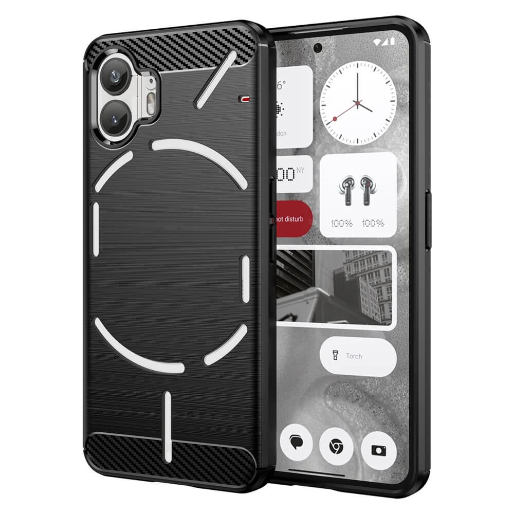 Nothing Phone (2) - Metal Carbon Look Case