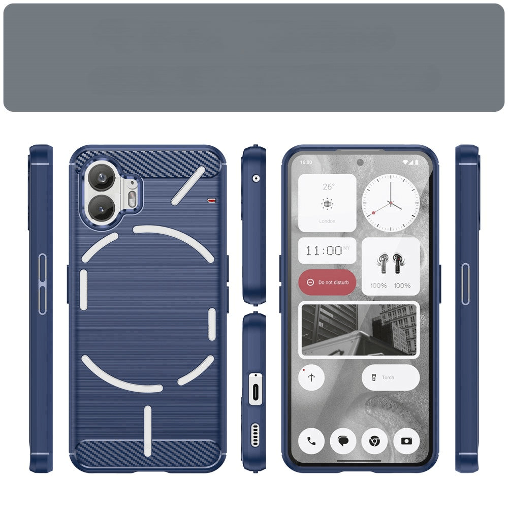 Nothing Phone (2) - Metal Carbon Look Case