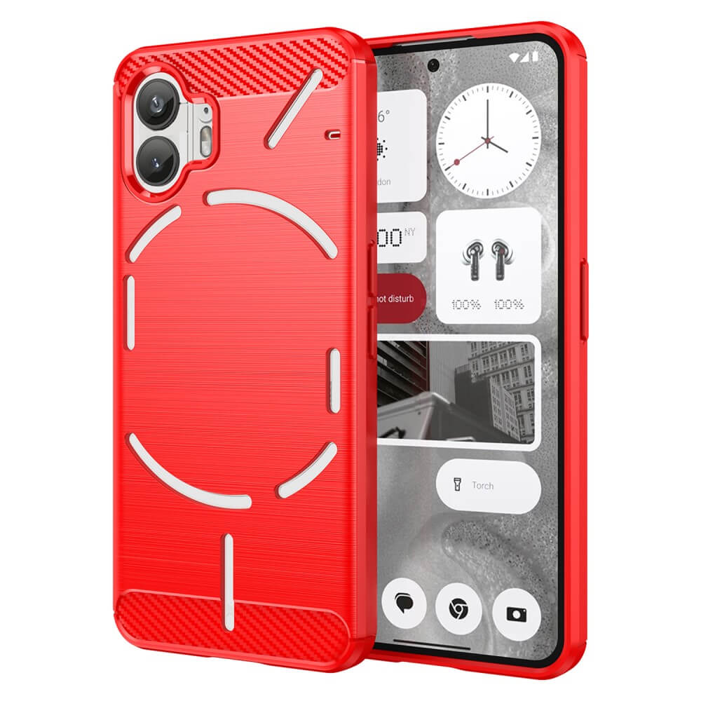 Nothing Phone (2) - Metal Carbon Look Case
