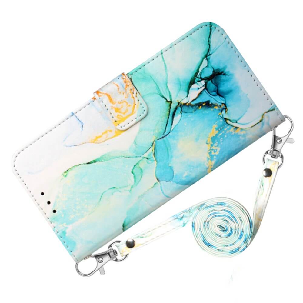Galaxy S23 Fe - Etui Coque Avec Bandouliã¨Re Marble