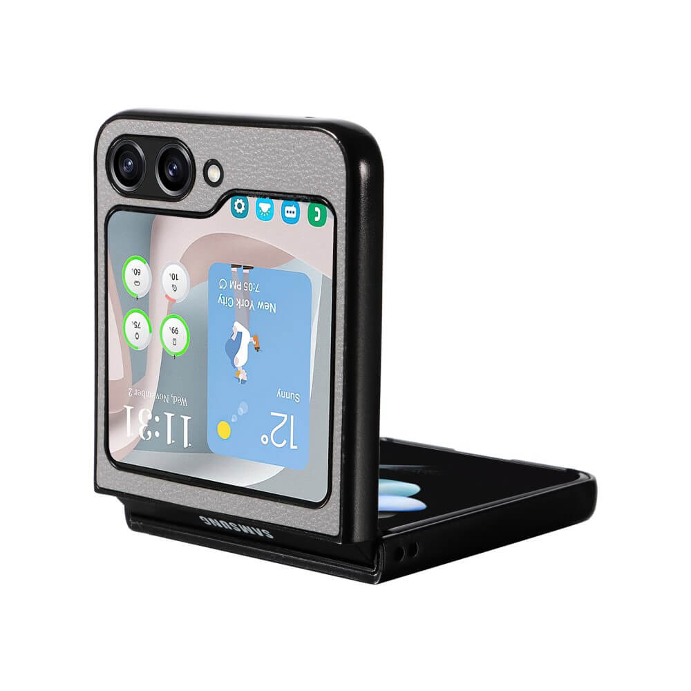 Galaxy Z Flip5 - Hybrid Schutzhülle grau