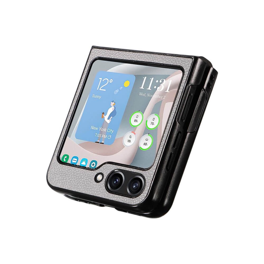 Galaxy Z Flip5 - Hybrid Schutzhülle grau