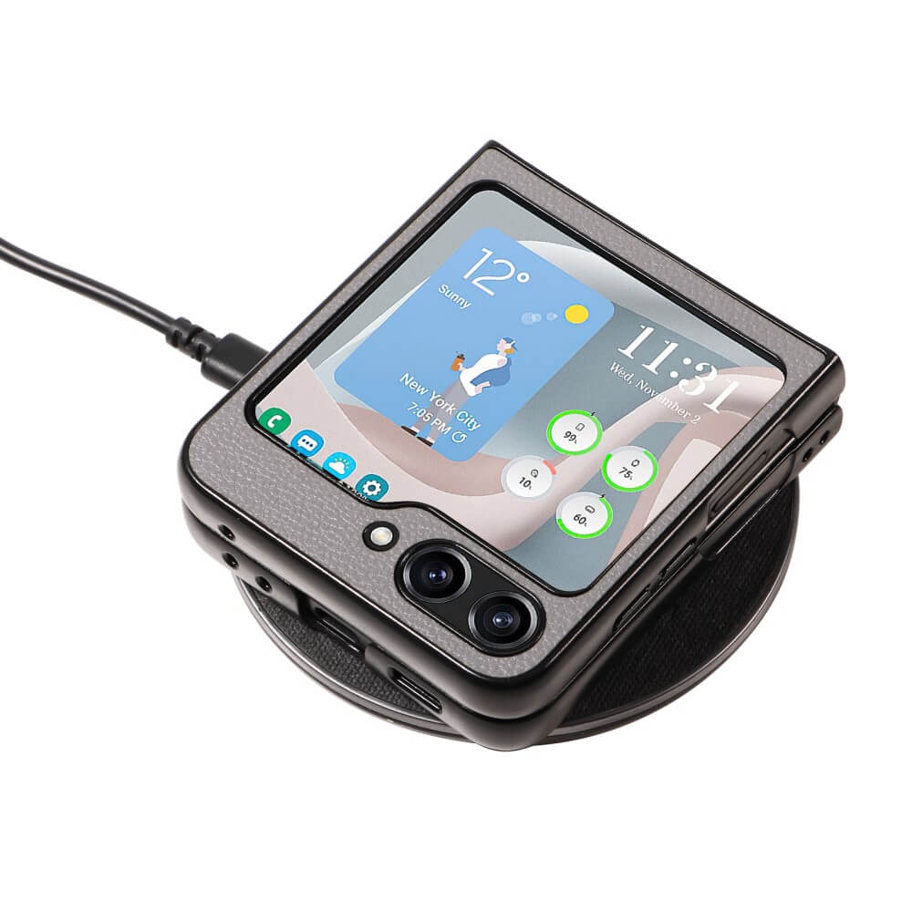 Galaxy Z Flip5 - Hybrid Schutzhülle grau