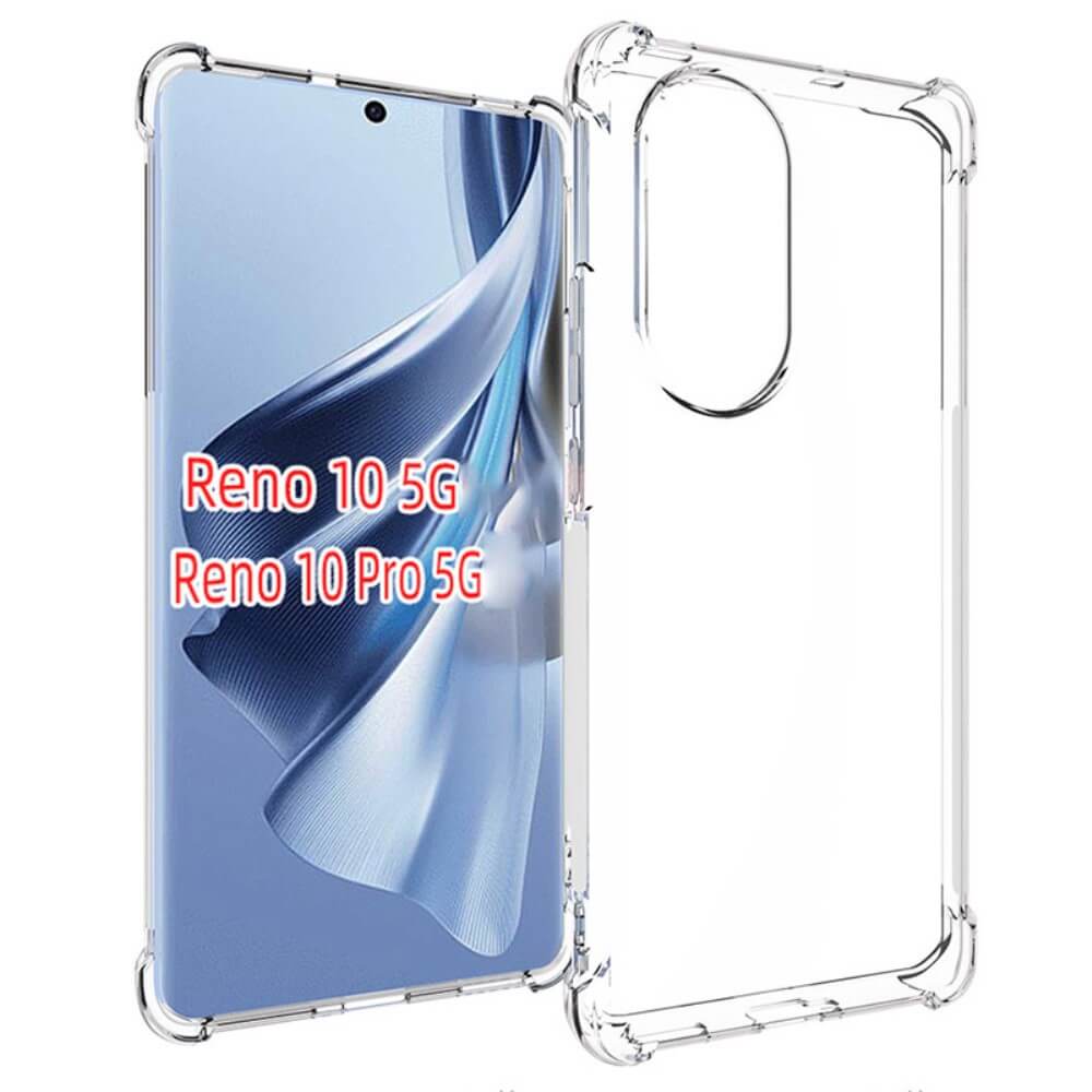 OPPO Reno10 / 10 Pro - Drop Protection Silikon Case transparent