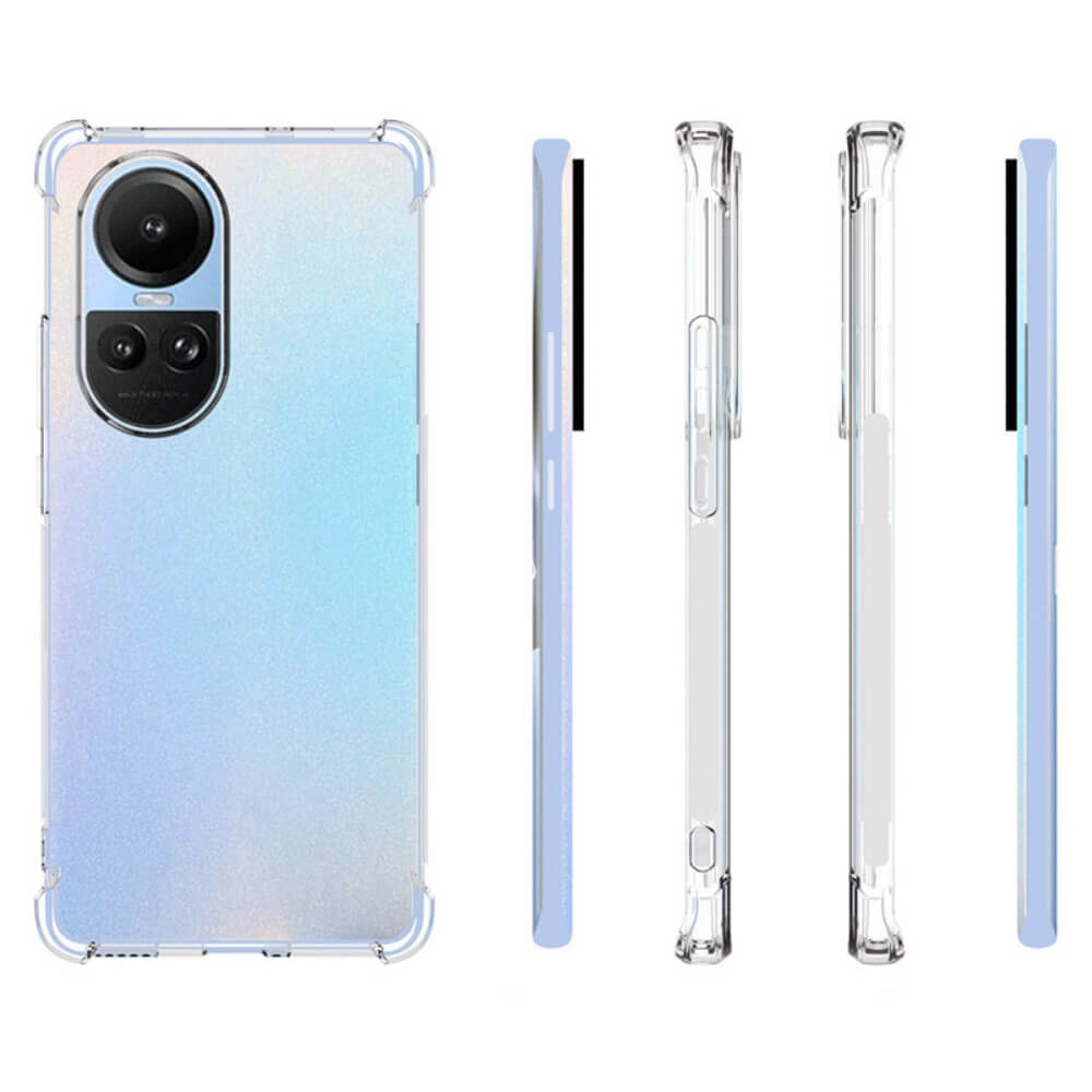 OPPO Reno10 / 10 Pro - Drop Protection Silikon Case transparent