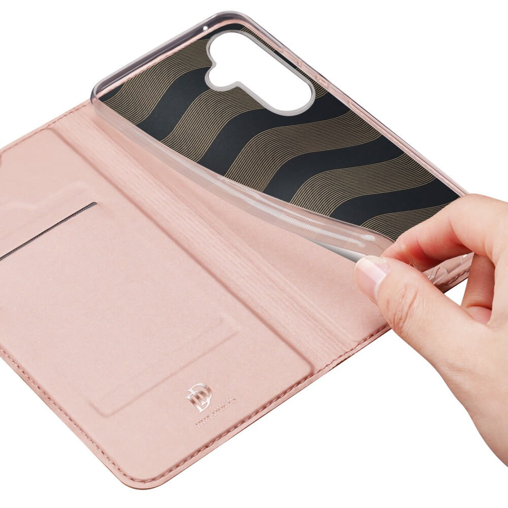Galaxy S23 FE - Dux Ducis Skin Pro Flip Case noir