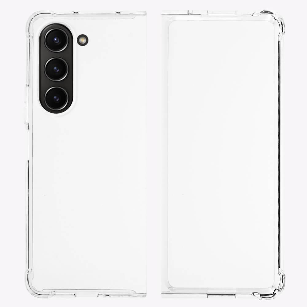 Galaxy Z Fold5 - Silikon Schutzhülle transparent