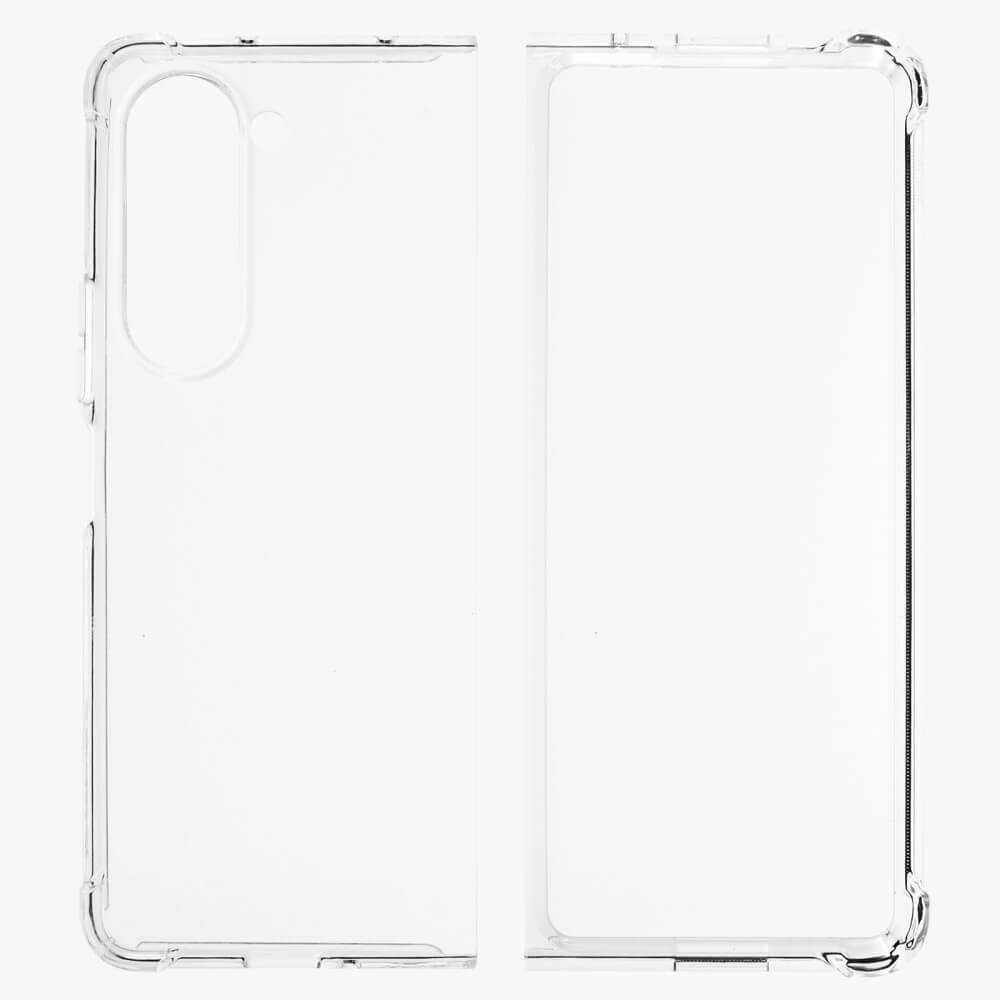 Galaxy Z Fold5 - Silikon Schutzhülle transparent