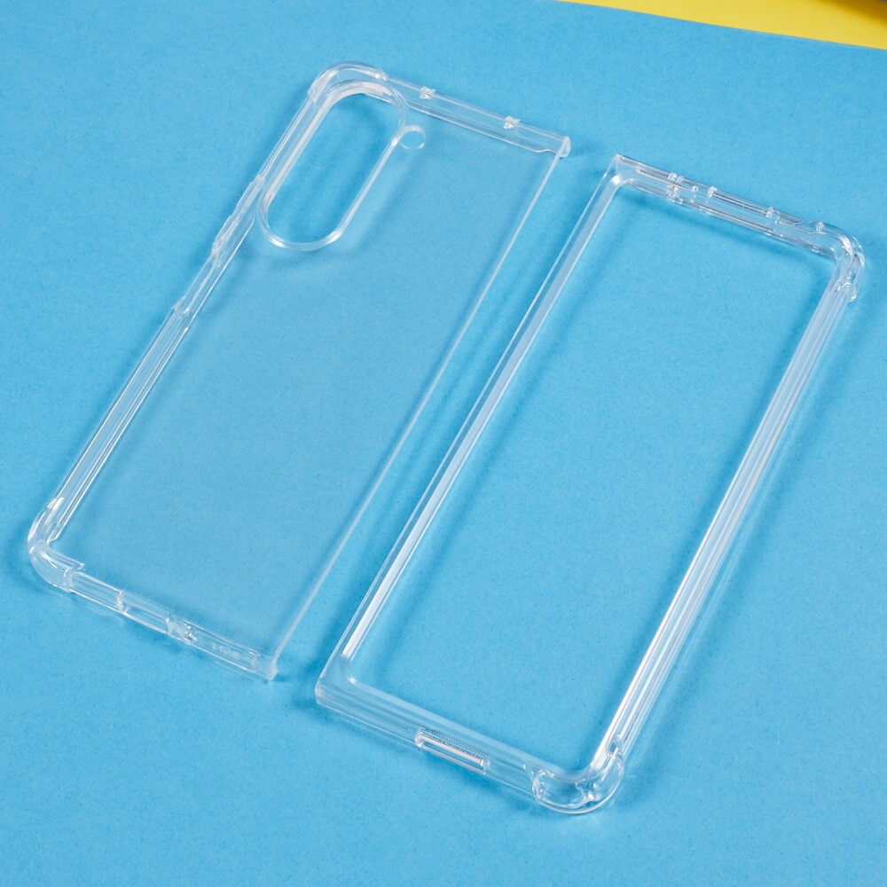 Galaxy Z Fold5 - Silikon Schutzhülle transparent