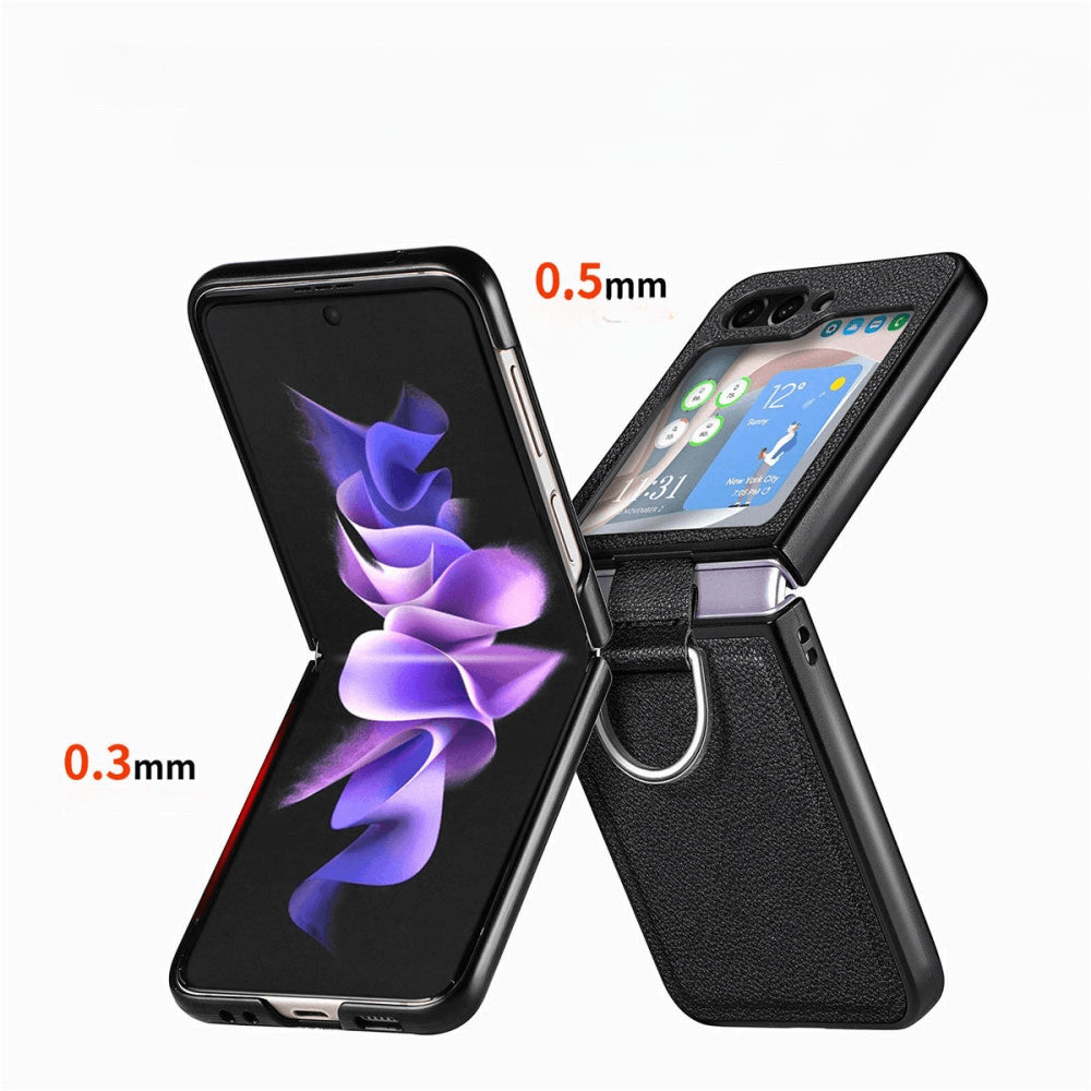 Galaxy Z Flip5 - Hybrid Hülle mit Ringhalter rot