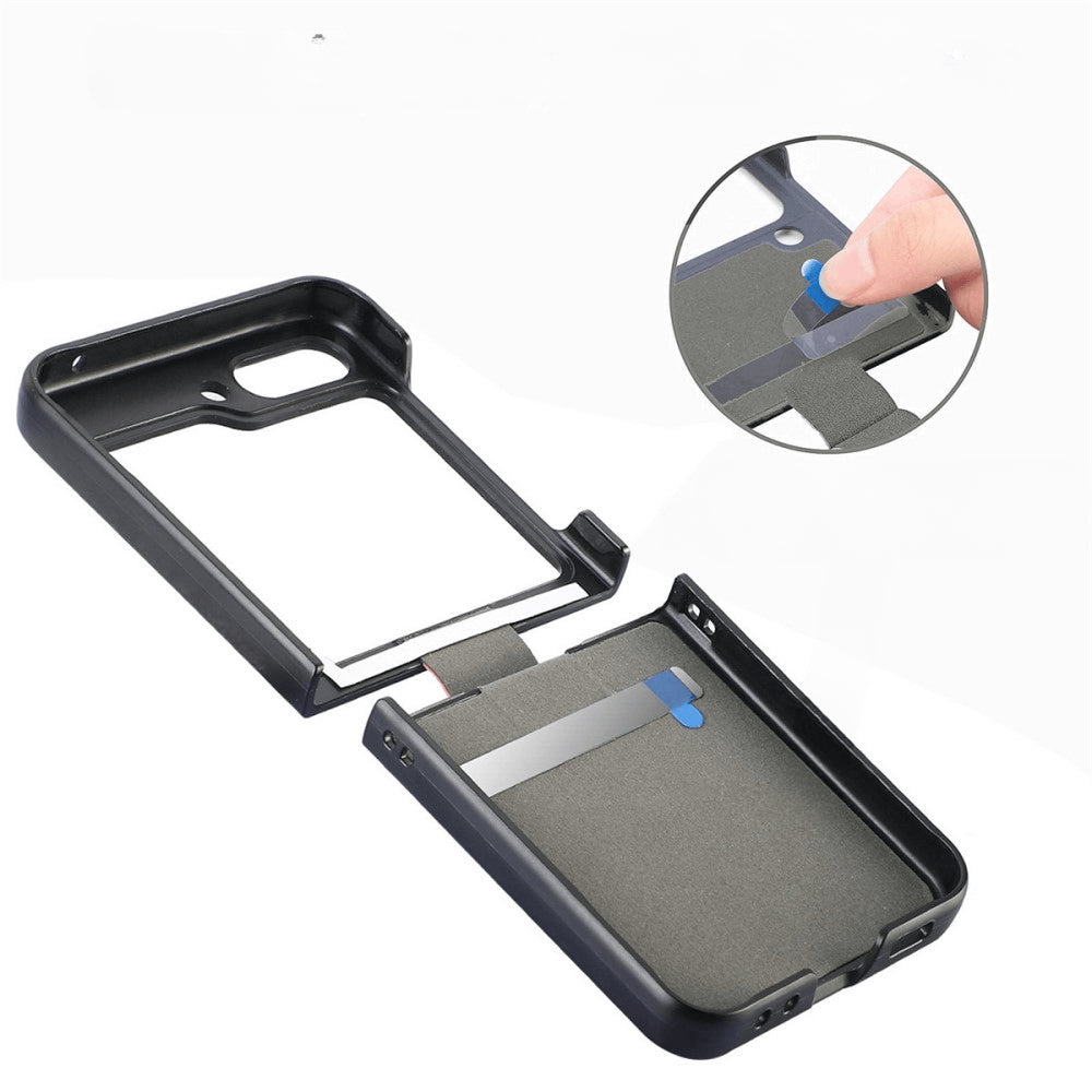 Galaxy Z Flip5 - Hybrid Hülle mit Ringhalter rot