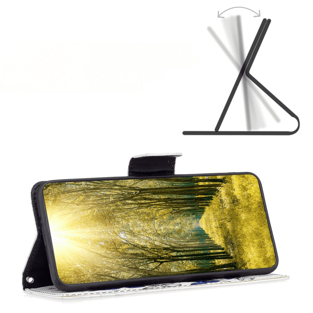 Nokia G42 - Leather Case Wallet Butterfly