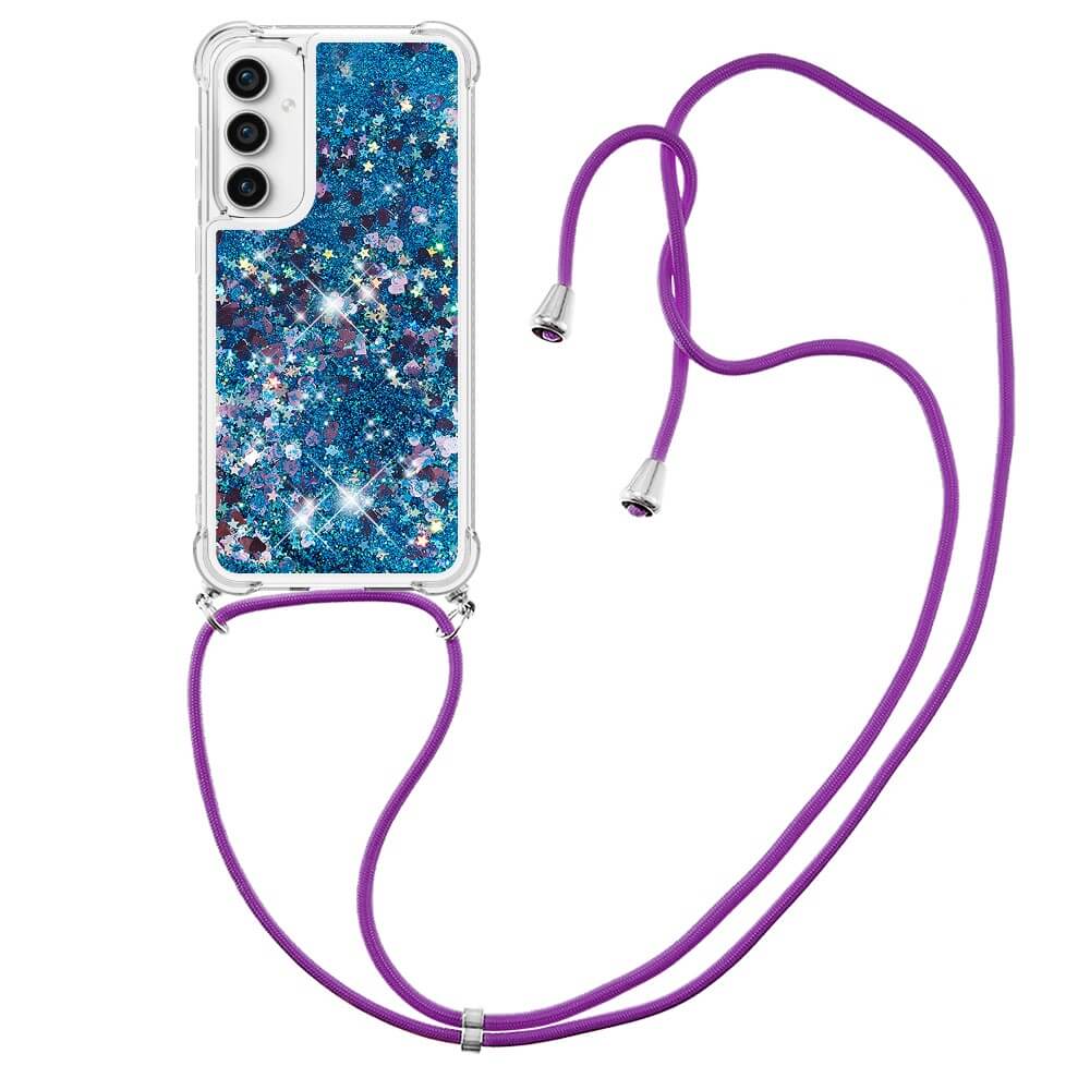Galaxy S23 Fe - Coque Paillettes Avec Bandouliã¨Re