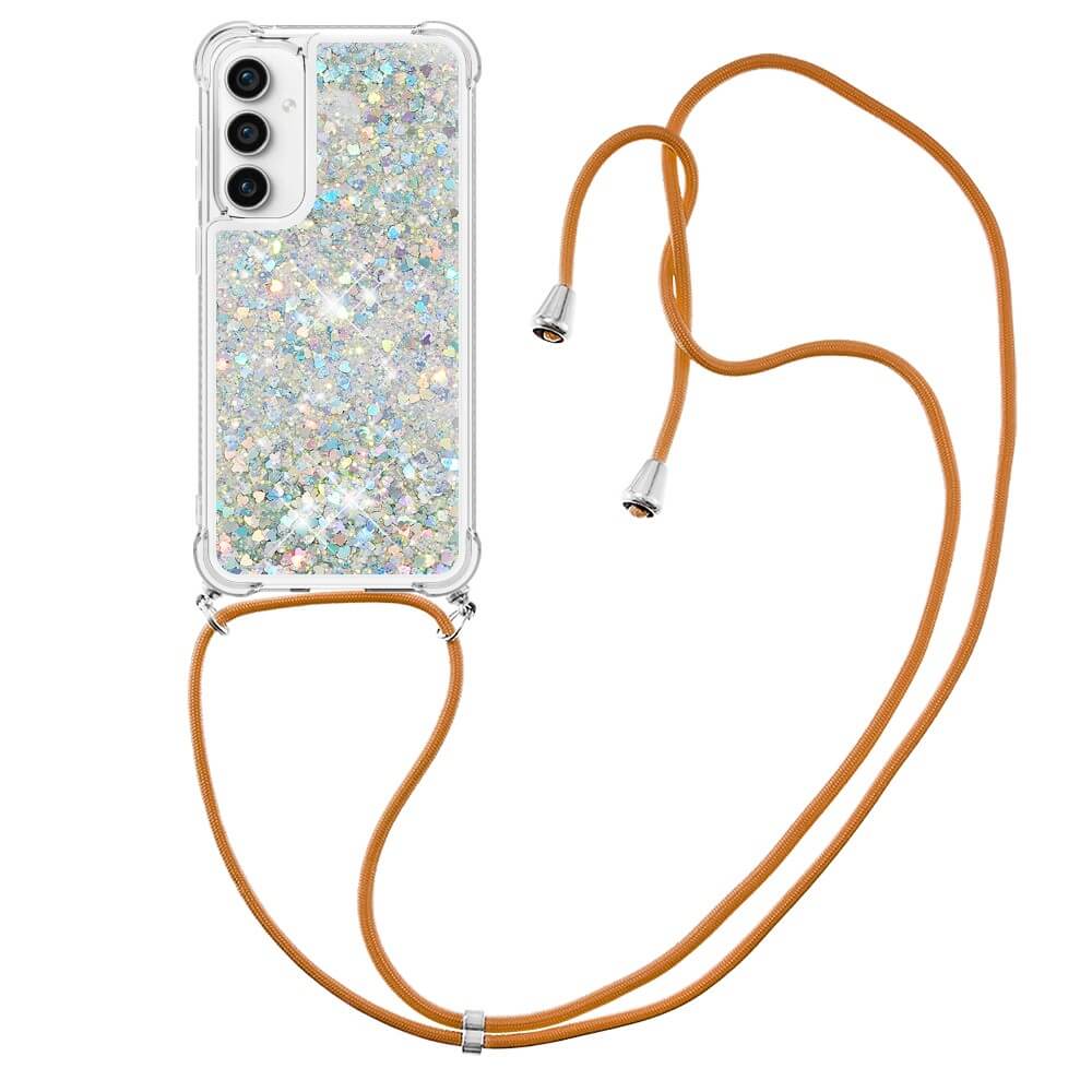Galaxy S23 Fe - Coque Paillettes Avec Bandouliã¨Re