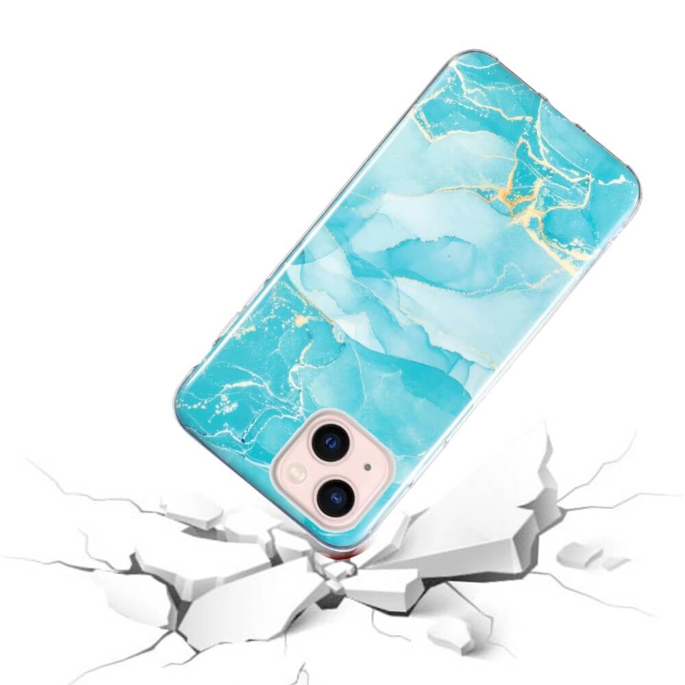 iPhone 15 Plus - Custodia in gomma Marble