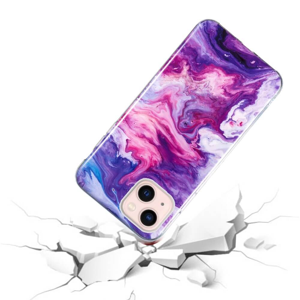 iPhone 15 Plus - Custodia in gomma Marble