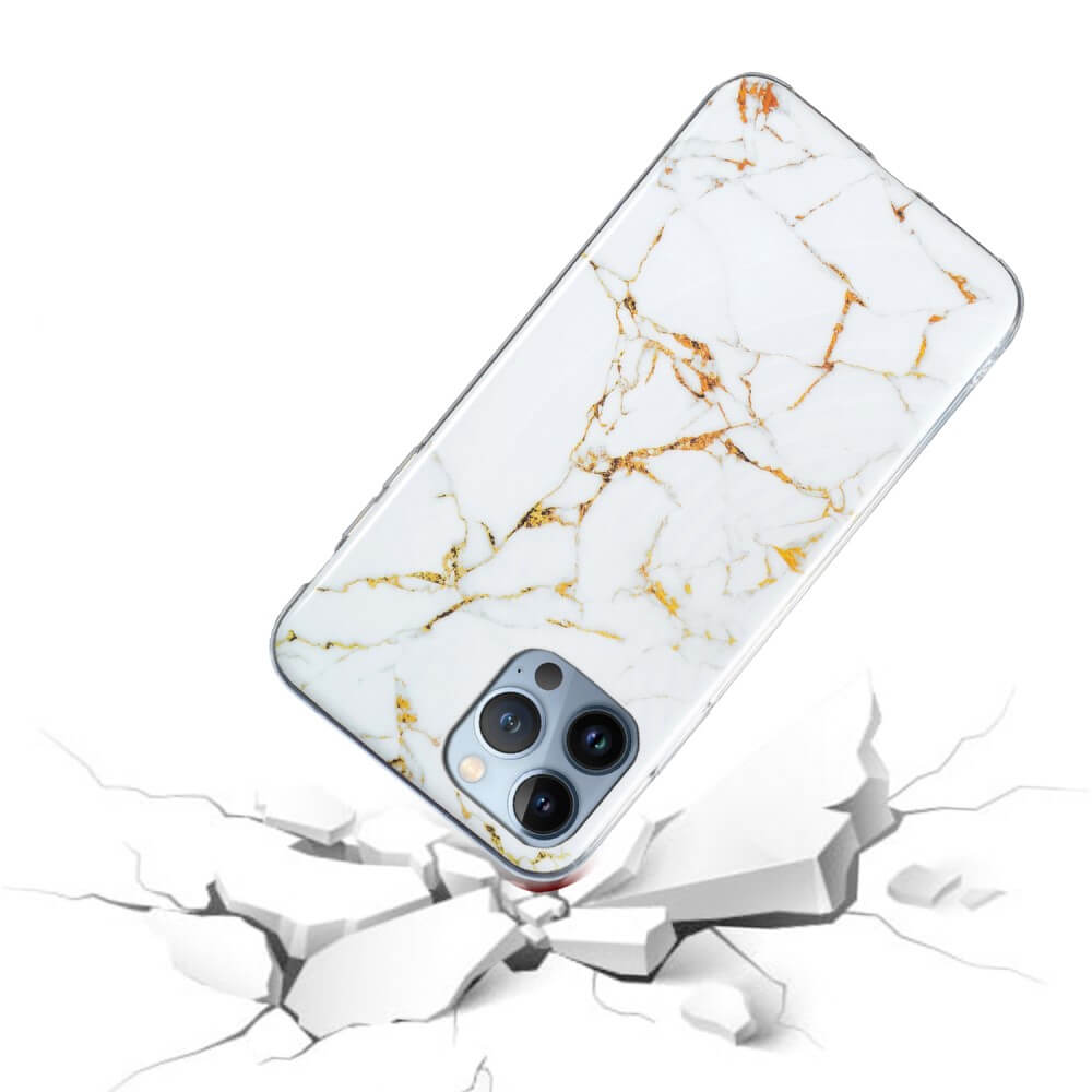 iPhone 15 Pro - Custodia in gomma Marble