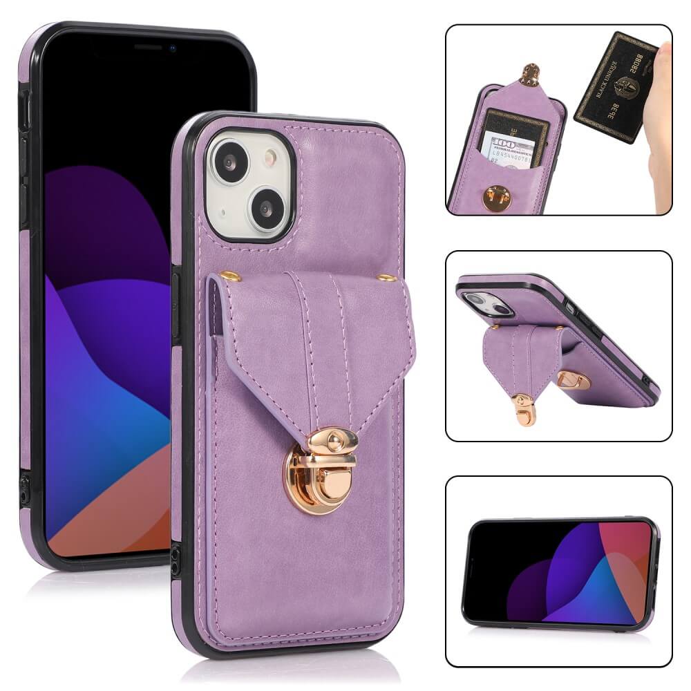 iPhone 15 - Schutzhülle Case mit Tasche