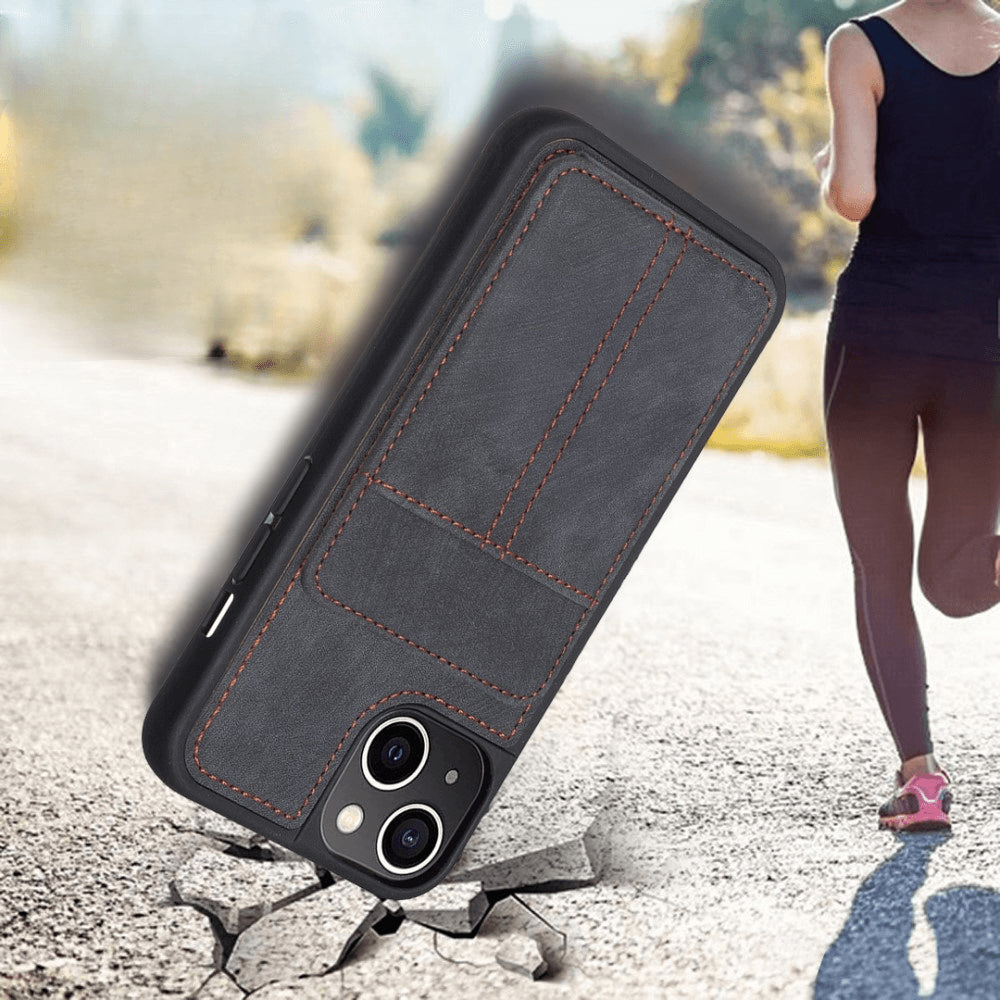 iPhone 15 Plus - Kickstand Case With Card Slots