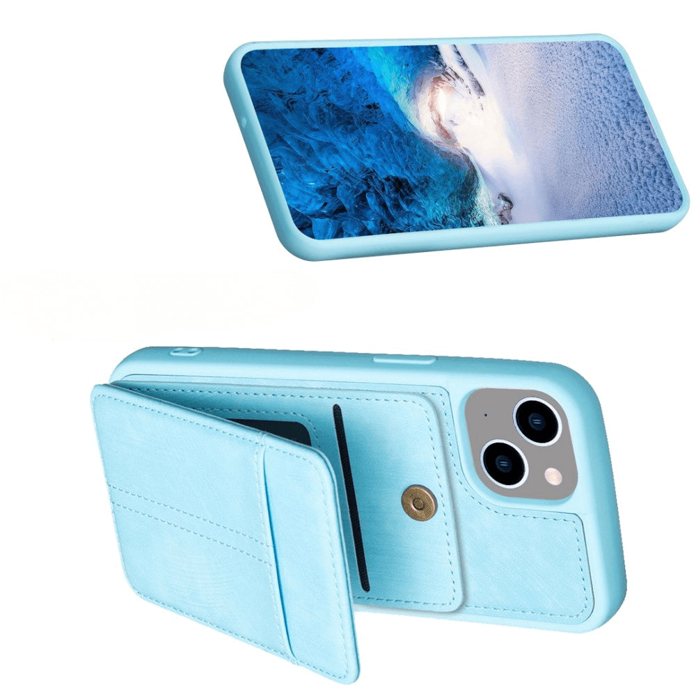 iPhone 15 Plus - Kickstand Case With Card Slots