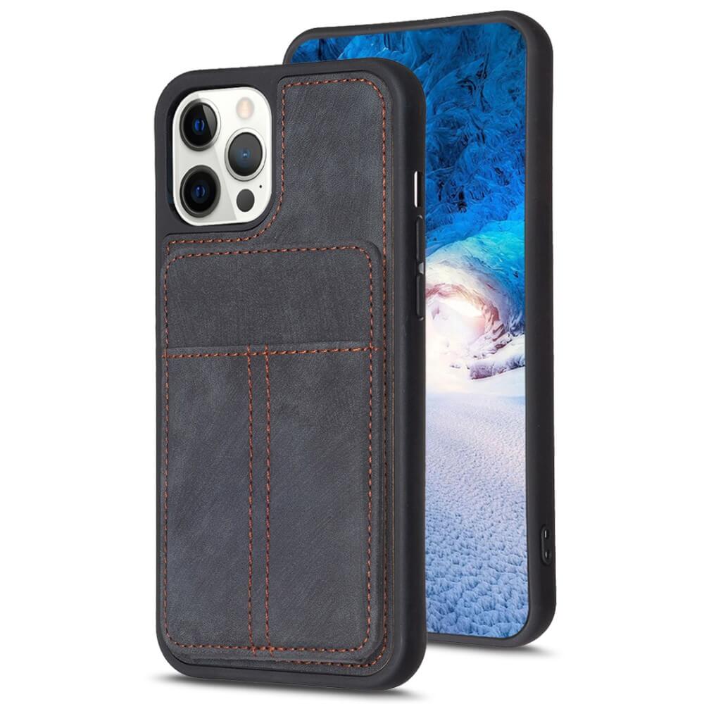 iPhone 15 Pro - Coque Kickstand avec porte-cartes