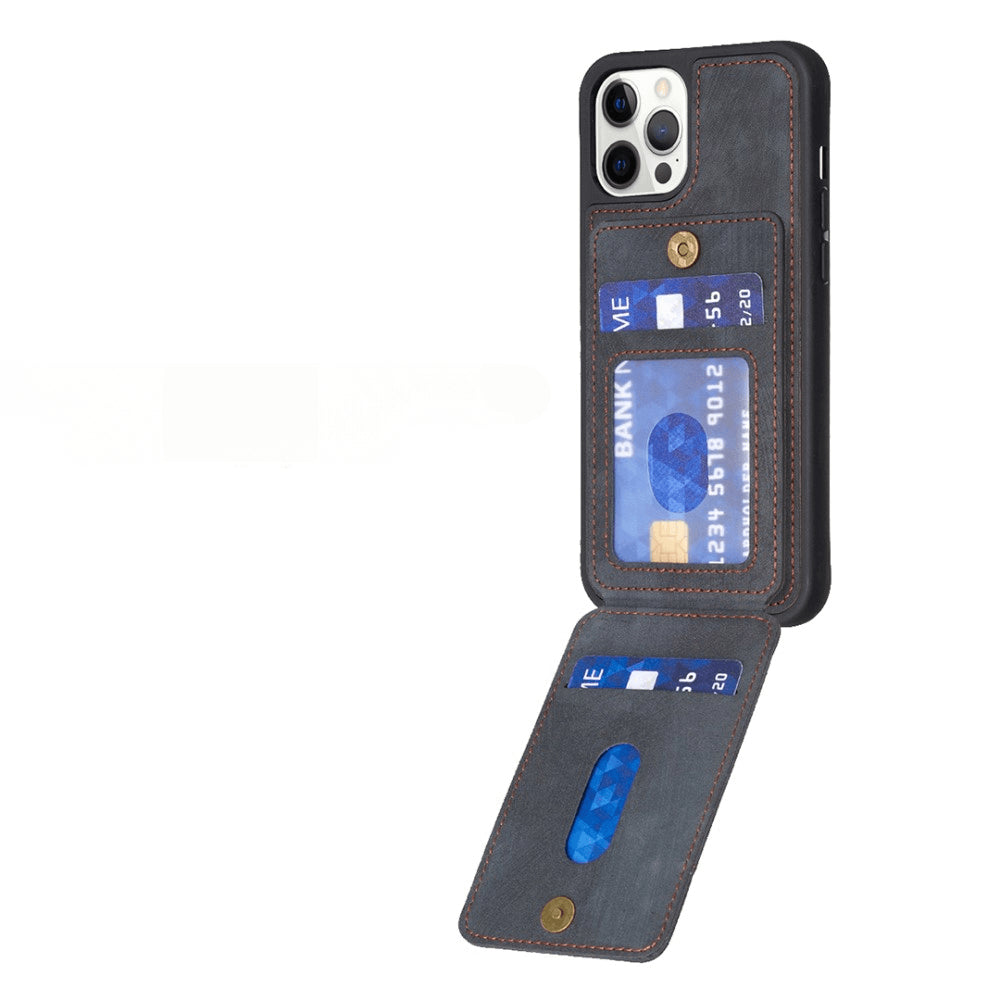 iPhone 15 Pro - Coque Kickstand avec porte-cartes