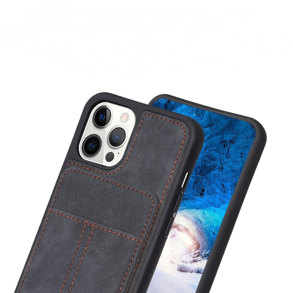 iPhone 15 Pro - Coque Kickstand avec porte-cartes