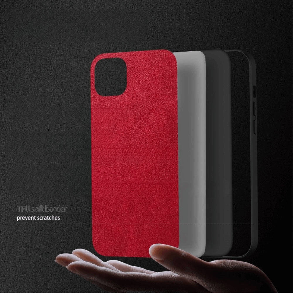 iPhone 15 - Retro Schutzhülle mit Kunstleder