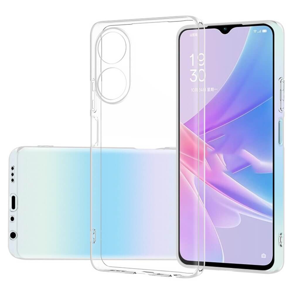 OPPO A78 4G - Silikon Gummi Case transparent