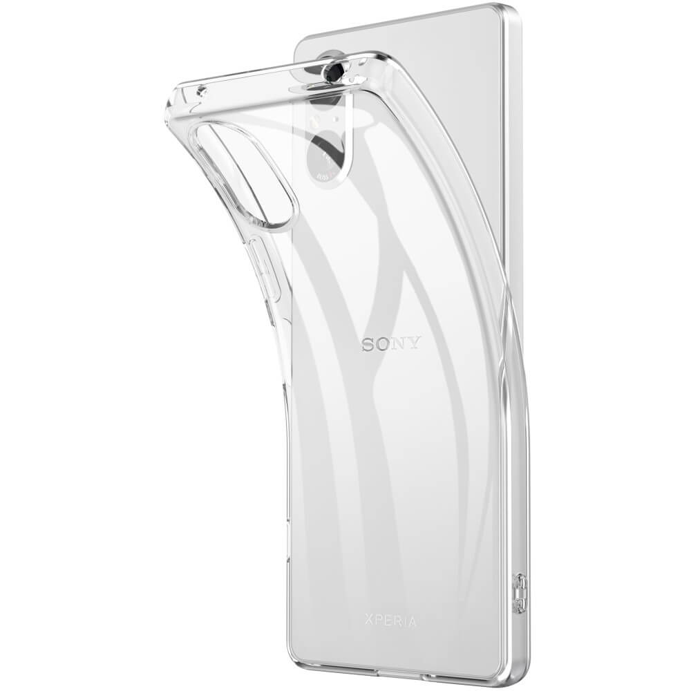 Sony Xperia XZ2 Premium Hülle Silikon Grau Carbon Optik Case TPU