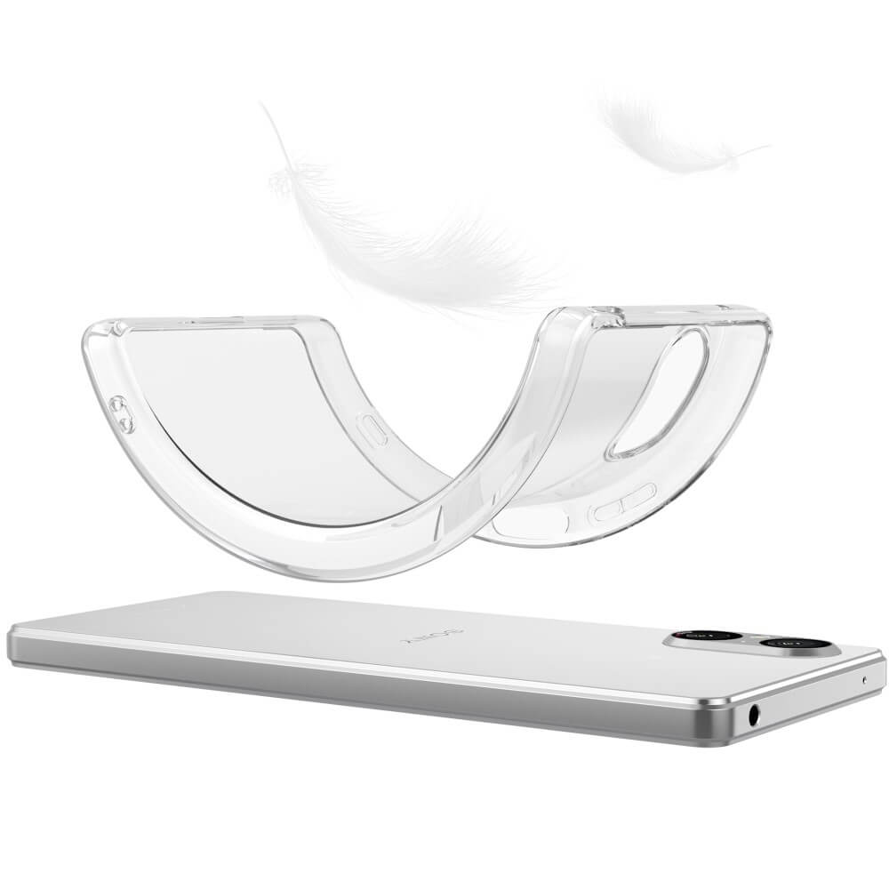 Sony Xperia 5 V - Silikon Gummi Case transparent